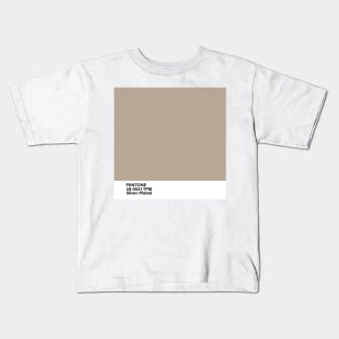 pantone 20-0021 TPM Silver-Plated Kids T-Shirt